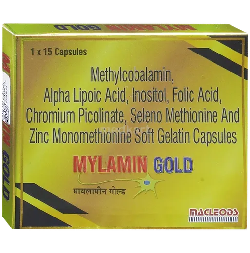 mylamin gold capsule 15's